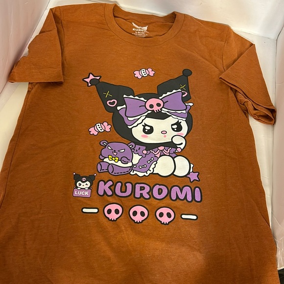 kuromi Tops - Kuromi by Sanrio small 100%cotton 17”armpit to armpit 28”shoulder to hemline NEW